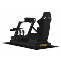 Simracing Cockpit RECART GTR Evo Schwarz