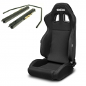 Sparco R100 and running rails