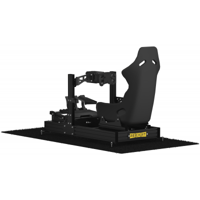 Simracing Cockpit RECART GTR X Evo Schwarz