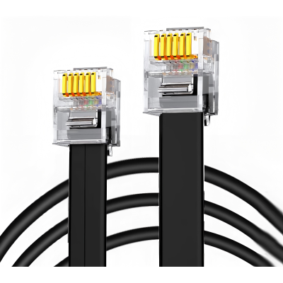 RJ12 cable for connecting Simnet pedals to the Fanatec base