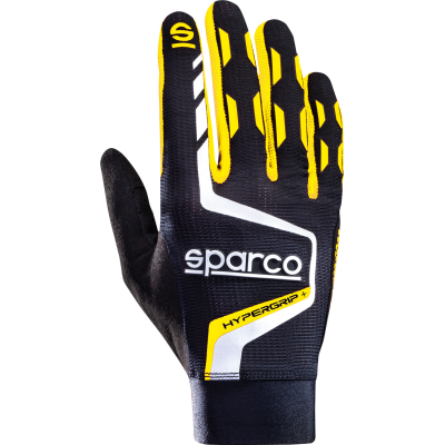 Sparco Hypergrip+ Sim Racing gamingové rukavice | černo-žlutá