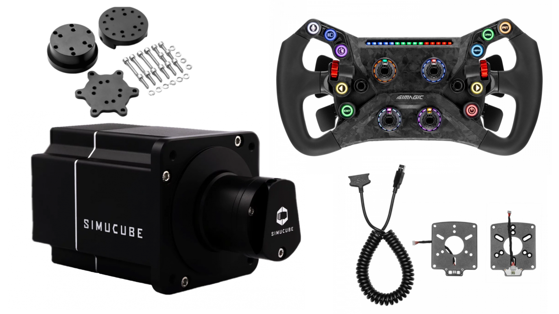 Simucube 2 sport base set + GT Neo steering wheel