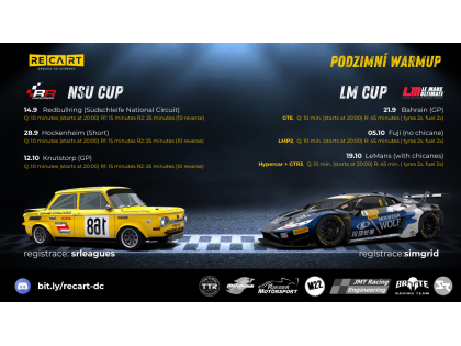 The sim racing season begins.