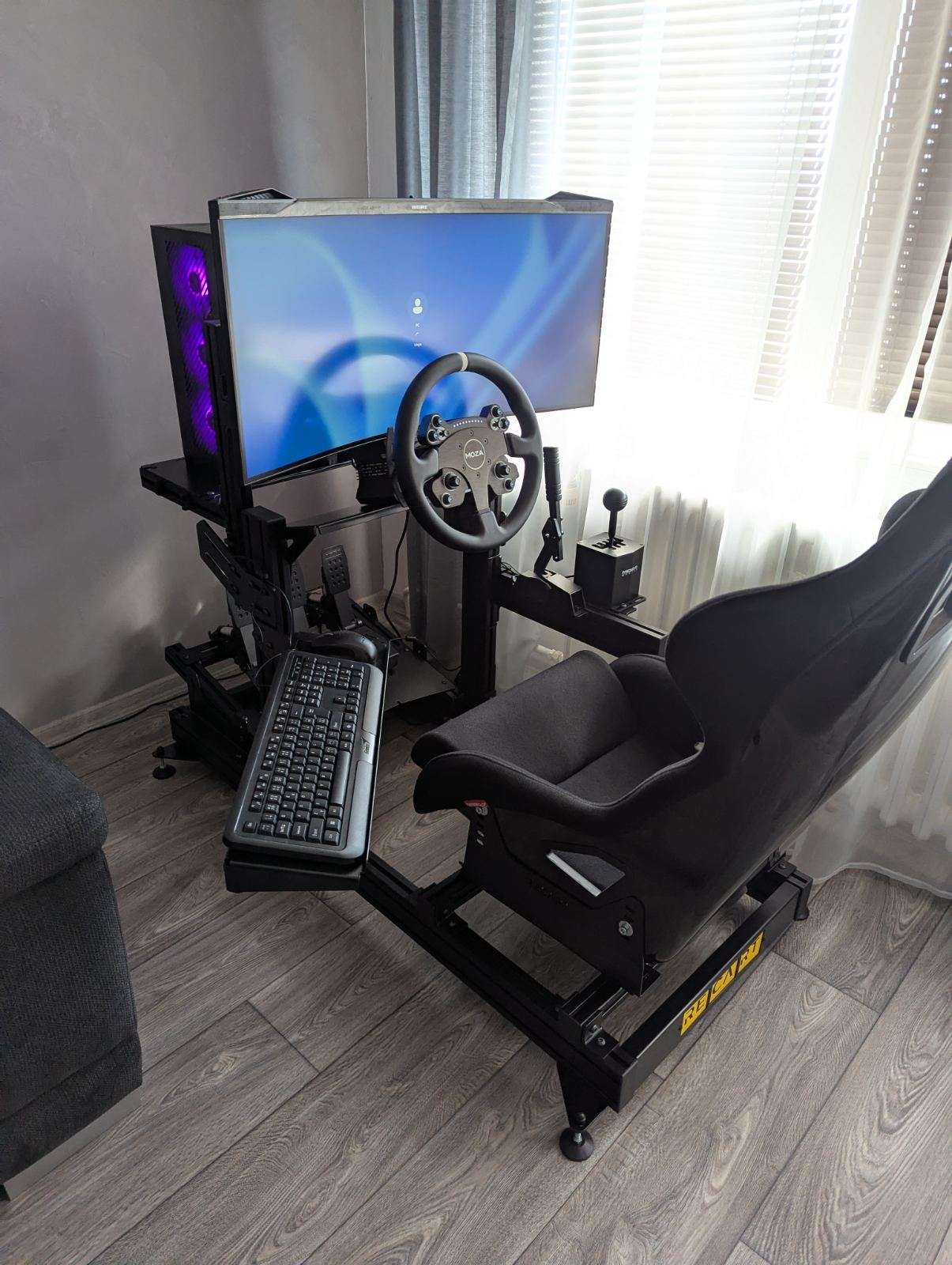 RECART GTR S Evo black sim racing alu simulator customer home