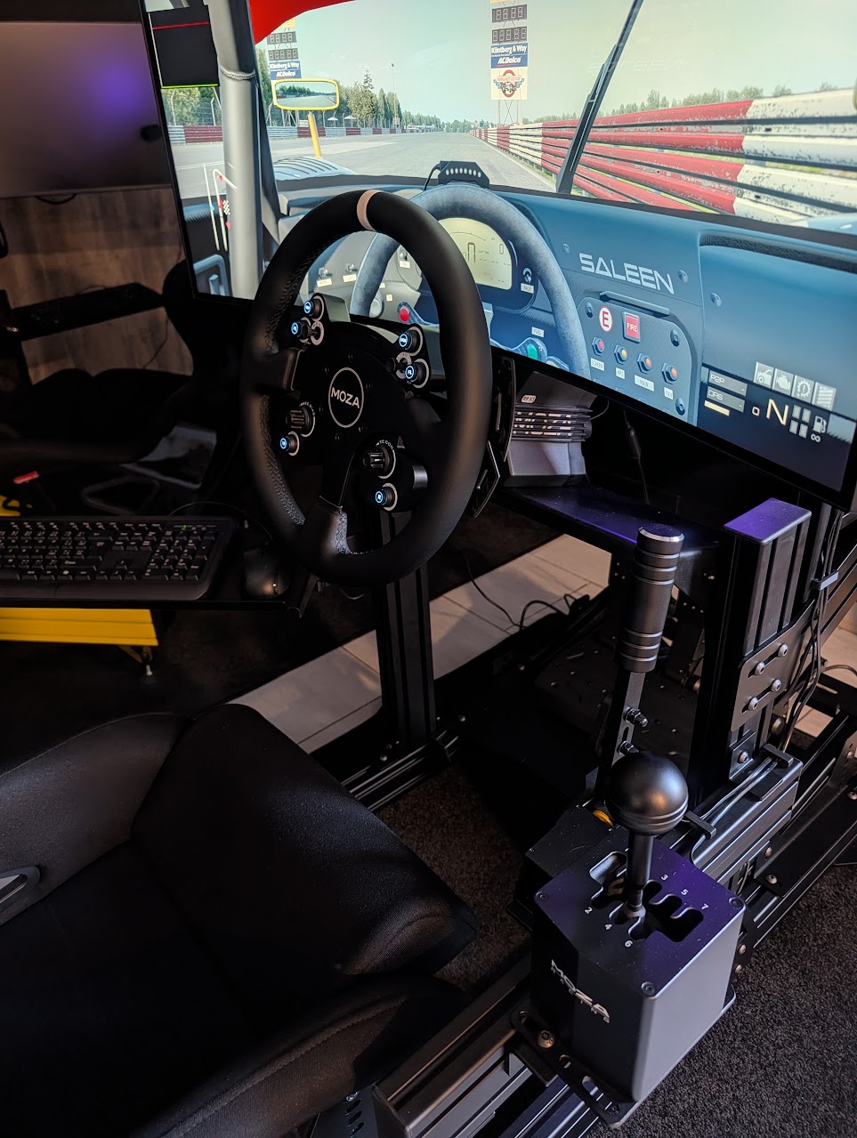 RECART GTR S Evo black sim racing alu simulator 1