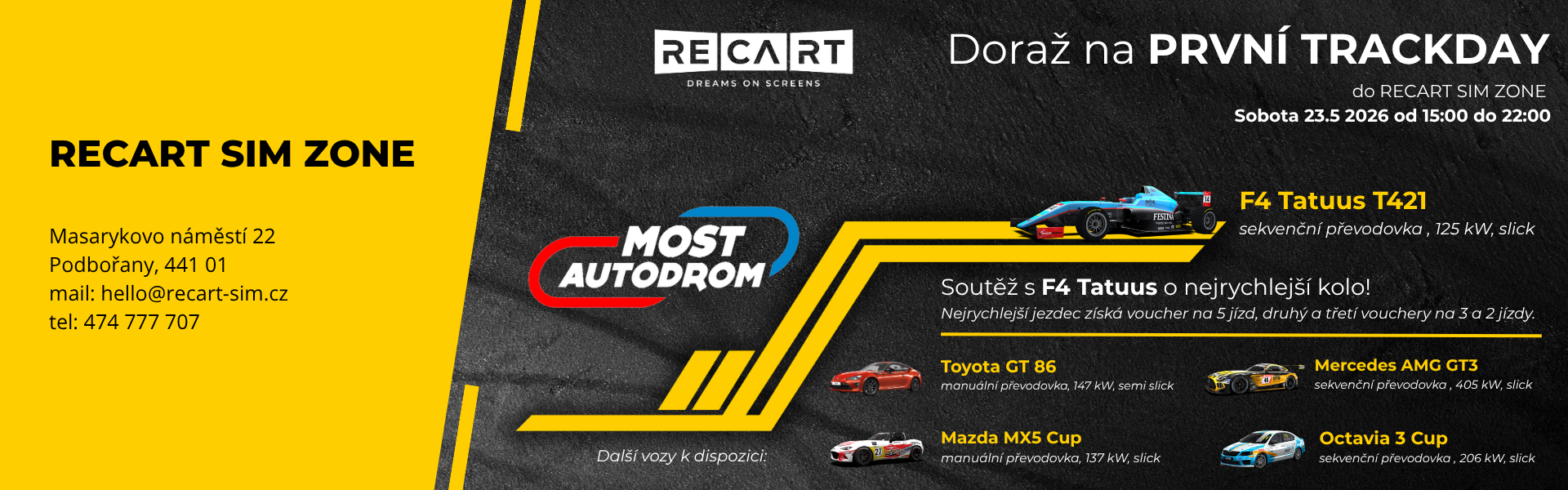 banner sim racing recart eshop